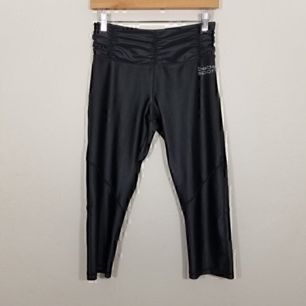 Bebe Sport Crop Leggings Black Size M